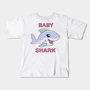 Kawaii Baby Shark Kids T-Shirt